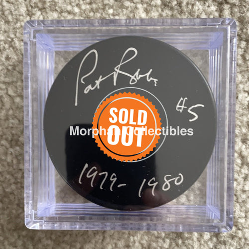 Pat Ribble - Autographed Chicago Blackhawks Puck