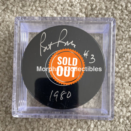 Pat Ribble - Autographed Toronto Maple Leafs Puck