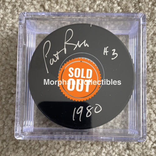 Pat Ribble - Autographed Toronto Maple Leafs Puck