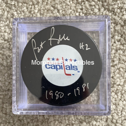 Pat Ribble - Autographed Washington Capitals Puck