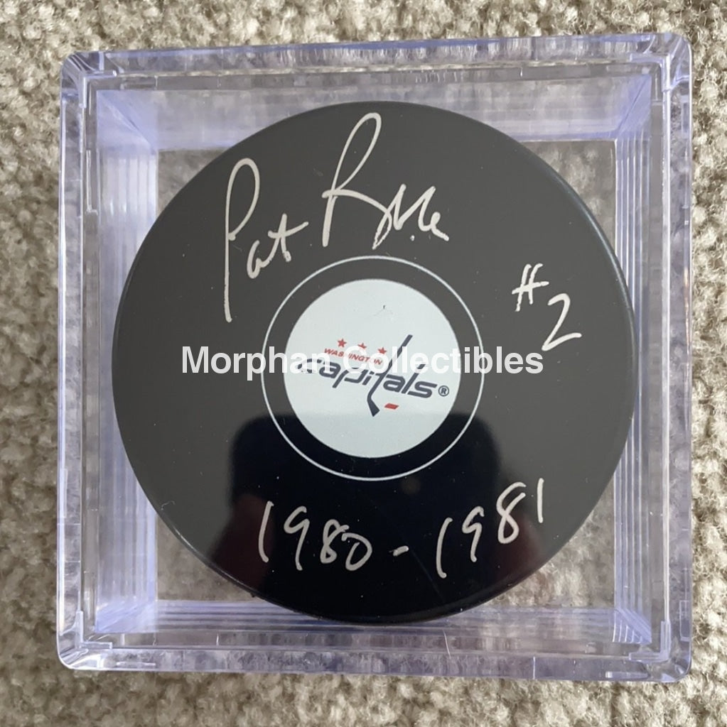 Pat Ribble - Autographed Washington Capitals Puck