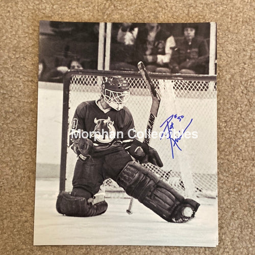 Pat Riggin - Autographed 8X10 Photo Belleville Bulls #1