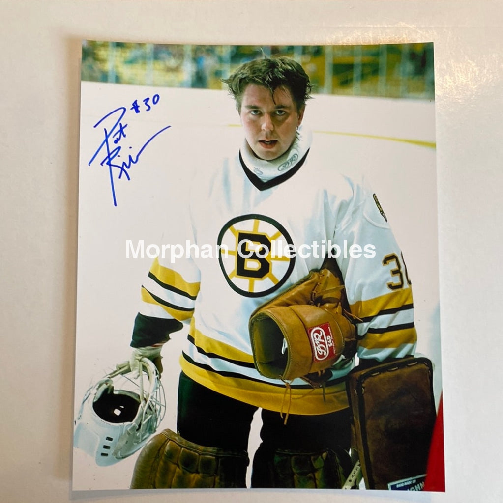 Pat Riggin - Autographed 8X10 Photo Boston Bruins