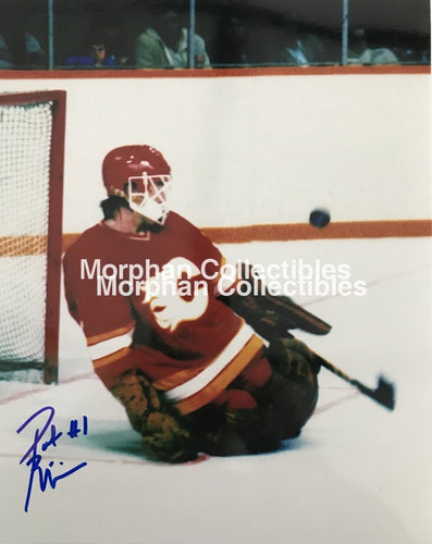 Pat Riggin - Autographed 8X10 Photos Signed Calgary #3 Photo