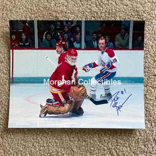 Pat Riggin - Autographed 8X10 Photo Calgary Flames