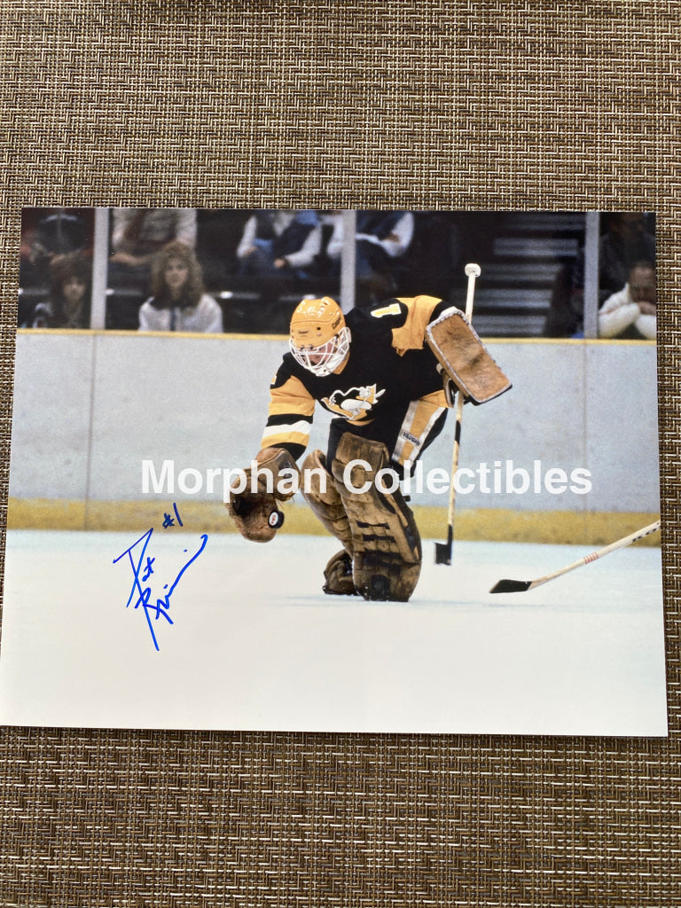 Pat Riggin - Autographed 8X10 Photo Pittsburg Penguins