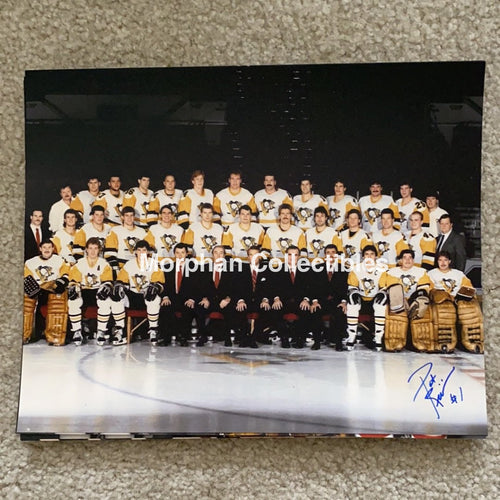 Pat Riggin - Autographed 8X10 Photo Pittsburg Penguins