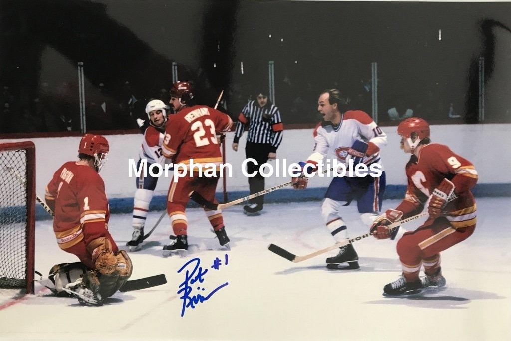 Pat Riggin - Autographed 8X10 Photos Signed 8X12 Calgary Photo