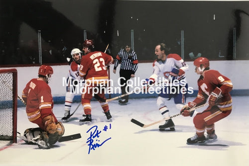 Pat Riggin - Autographed 8X10 Photos Signed 8X12 Calgary Photo