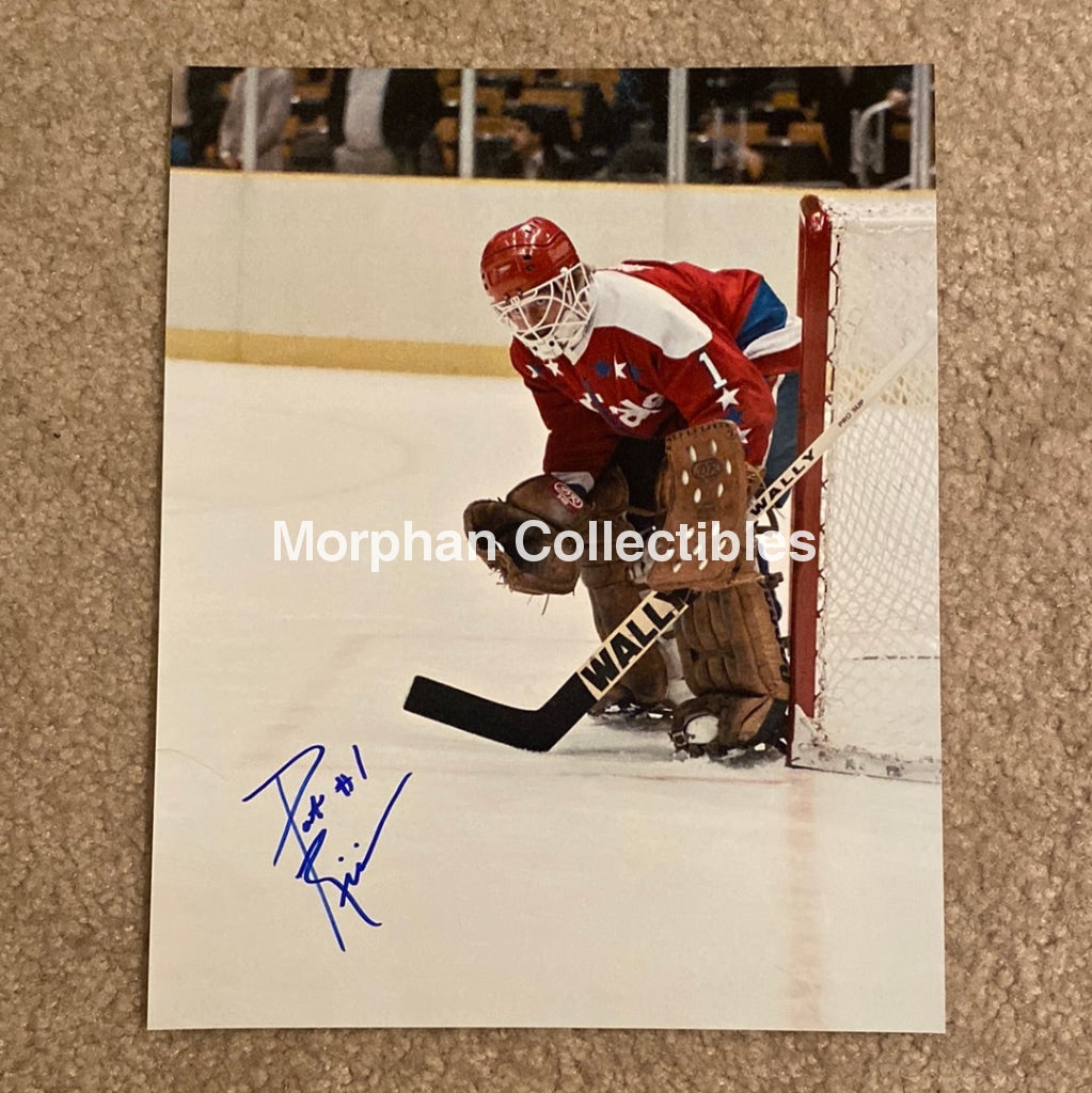 Pat Riggin - Autographed 8X10 Photo Washington Capitals