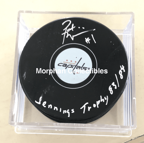 Pat Riggin- Autographed Washington Puck (Jennings)