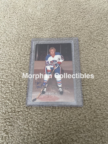 Paul Mckinnon - Autographed Postcard Winnioeg Jets Photo