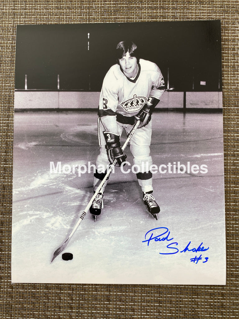 Paul Shakes - Autographed 8X10 Photo Los Angelos Kings