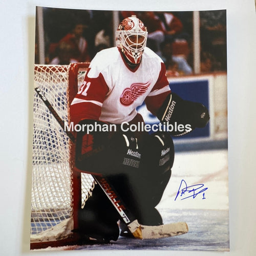 Peter Ing - Autographed 8X10 Photo Detroit Red Wings