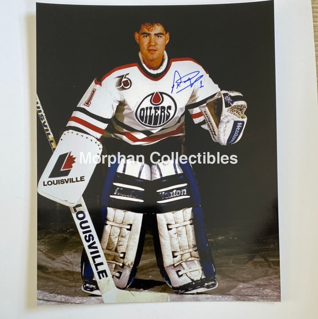 Peter Ing - Autographed 8X10 Photo Edmonton Oilers