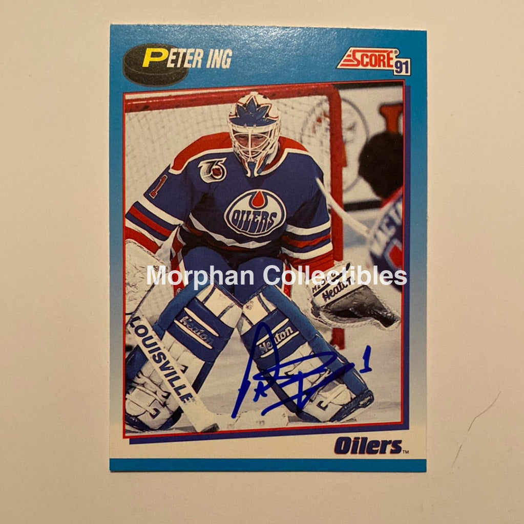 Peter Ing - Autographed Card 1991/92 Score High Number