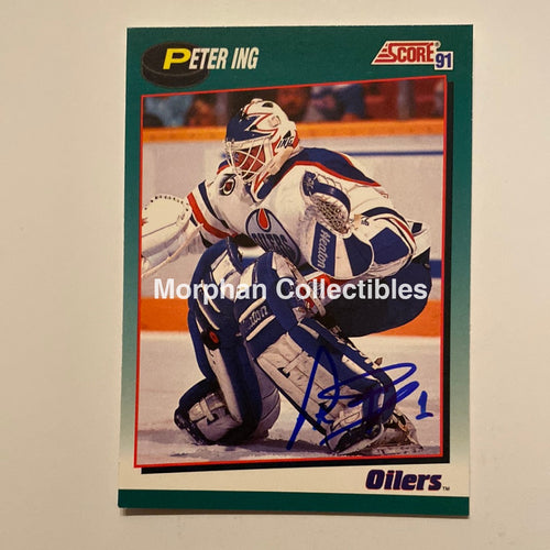 Peter Ing - Autographed Card 1991/92 Traded Score