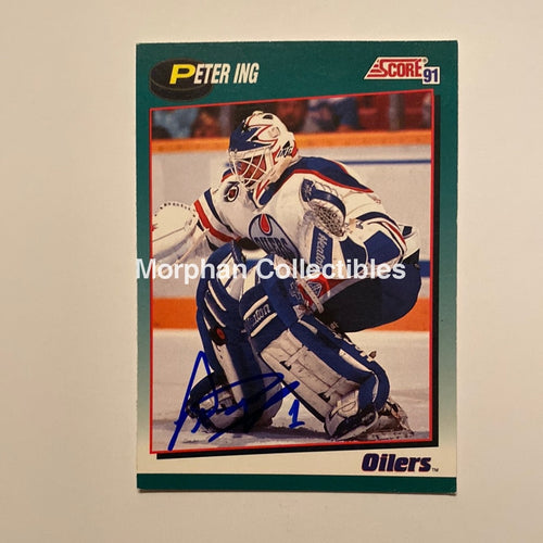 Peter Ing - Autographed Card 1991/92 Traded Score