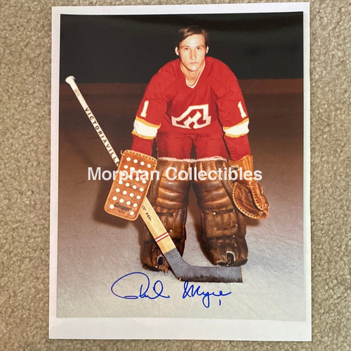 Phil Myre - Autographed Atlanta Flames 8X10 Photo