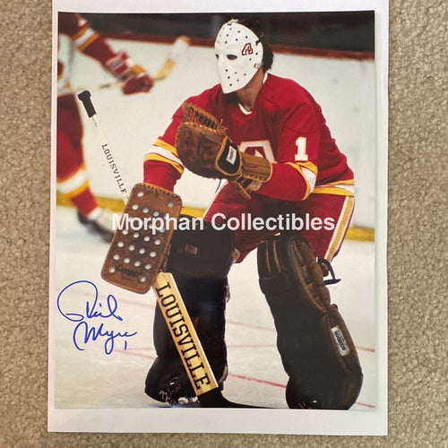 Phil Myre - Autographed Atlanta Flames 8X10 Photo