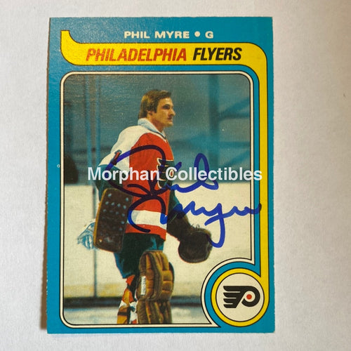 Phil Myre - Autographed Card 1979-80 Opc