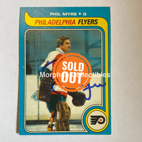 Phil Myre - Autographed Card 1979-80 Opc