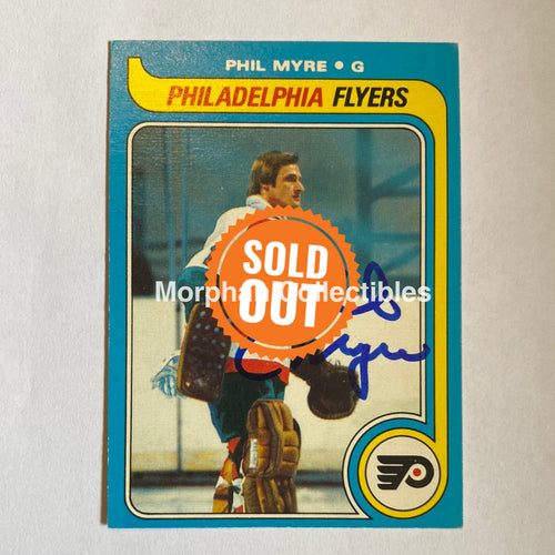 Phil Myre - Autographed Card 1979-80 Opc