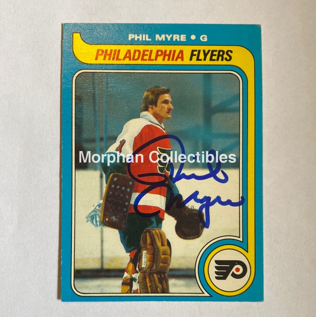 Phil Myre - Autographed Card 1979-80 Opc