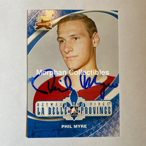 Phil Myre - Autographed Card 2012 Itg