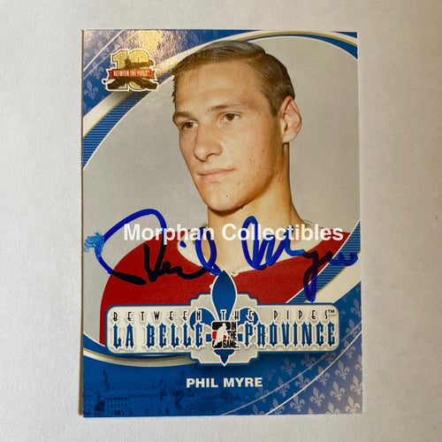 Phil Myre - Autographed Card 2012 Itg