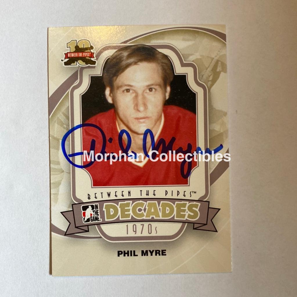 Phil Myre - Autographed Card 2012 Itg