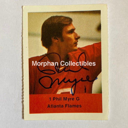 Phil Myre - Autographed Card Loblaws