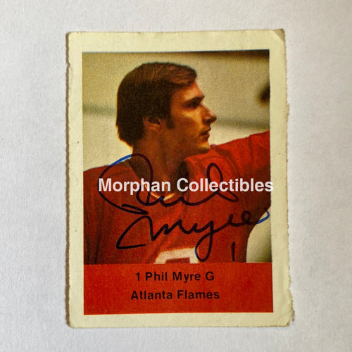 Phil Myre - Autographed Card Loblaws