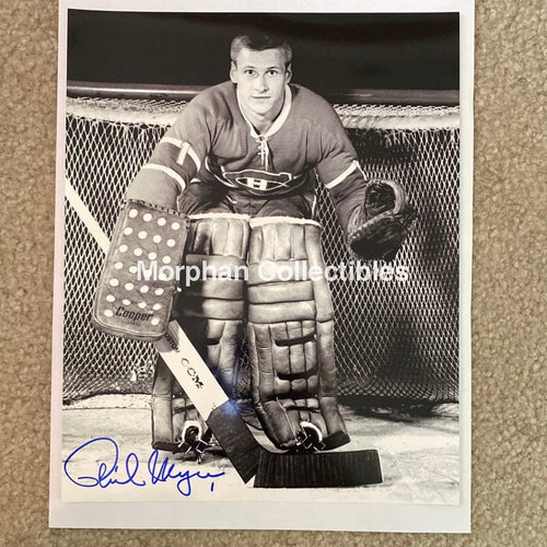 Phil Myre - Autographed Montreal Canadiens 8X10 Photo