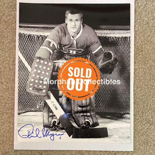 Phil Myre - Autographed Montreal Canadiens 8X10 Photo