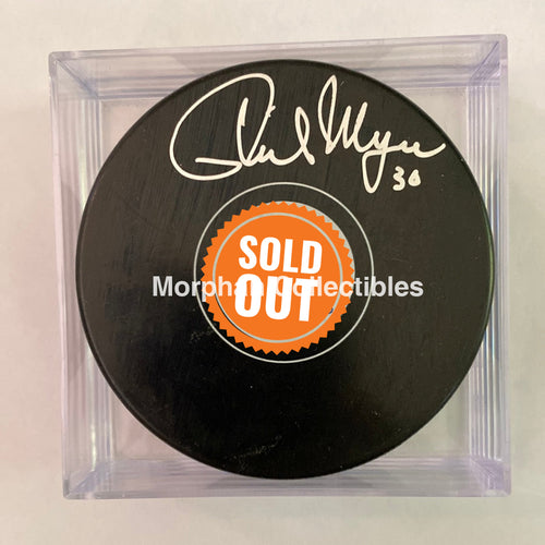 Phil Myre - Autographed Montreal Canadiens Puck