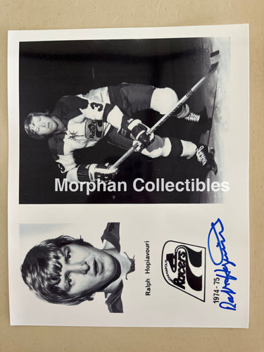 Ralph Hopiavouri - Autographed 8x10 Photo - Indianapolis Racers Photo