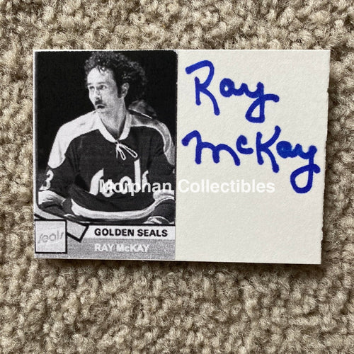 Ray Mckay - Autographed Card Custom California Seals