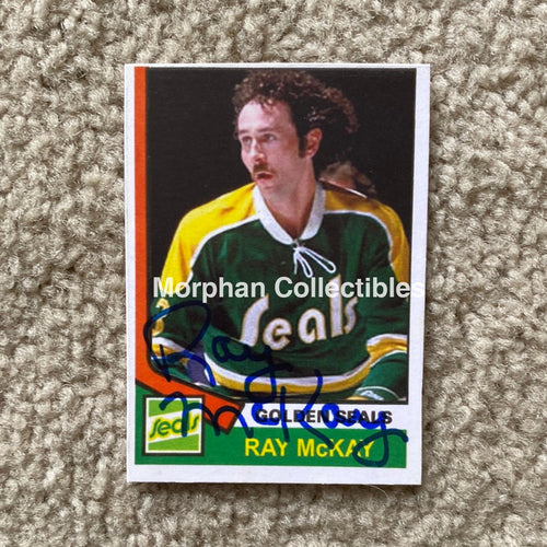 Ray Mckay - Autographed Card Custom California Seals