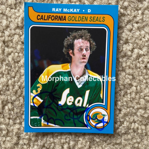 Ray Mckay - Autographed Card Custom California Seals