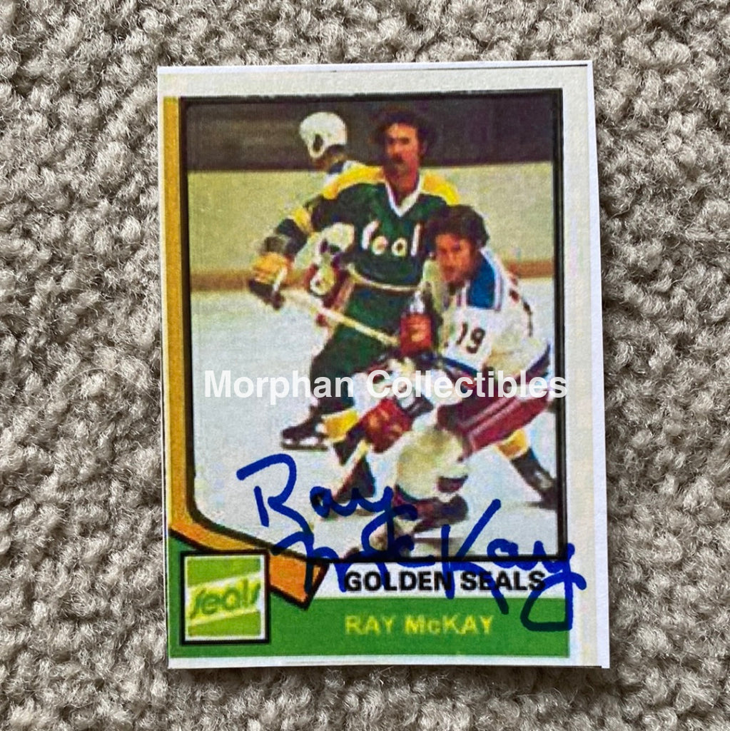 Ray Mckay - Autographed Card Custom California Seals