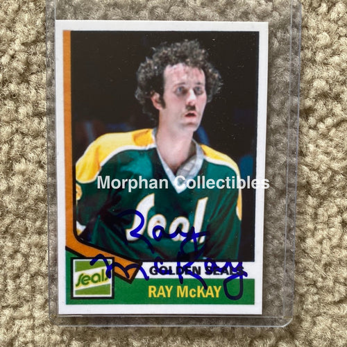 Ray Mckay - Autographed Card Custom California Seals