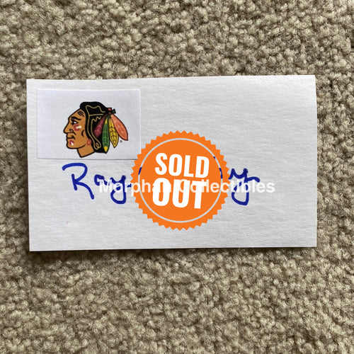 Ray Mckay - Autographed Card Custom Chicago Blackhawks