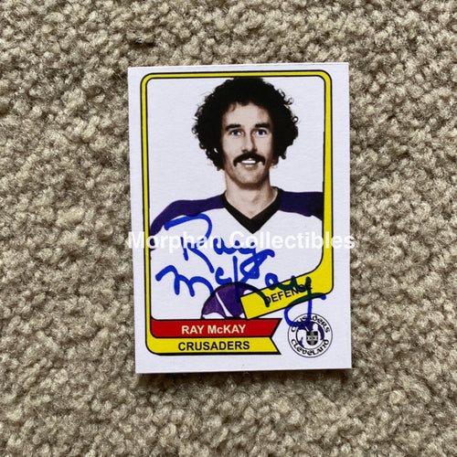 Ray Mckay - Autographed Card Custom Cleveland Crusaders