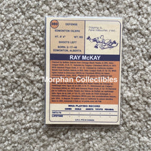 Load image into Gallery viewer, Ray Mckay - Autographed Card Custom Edmonton Oilers
