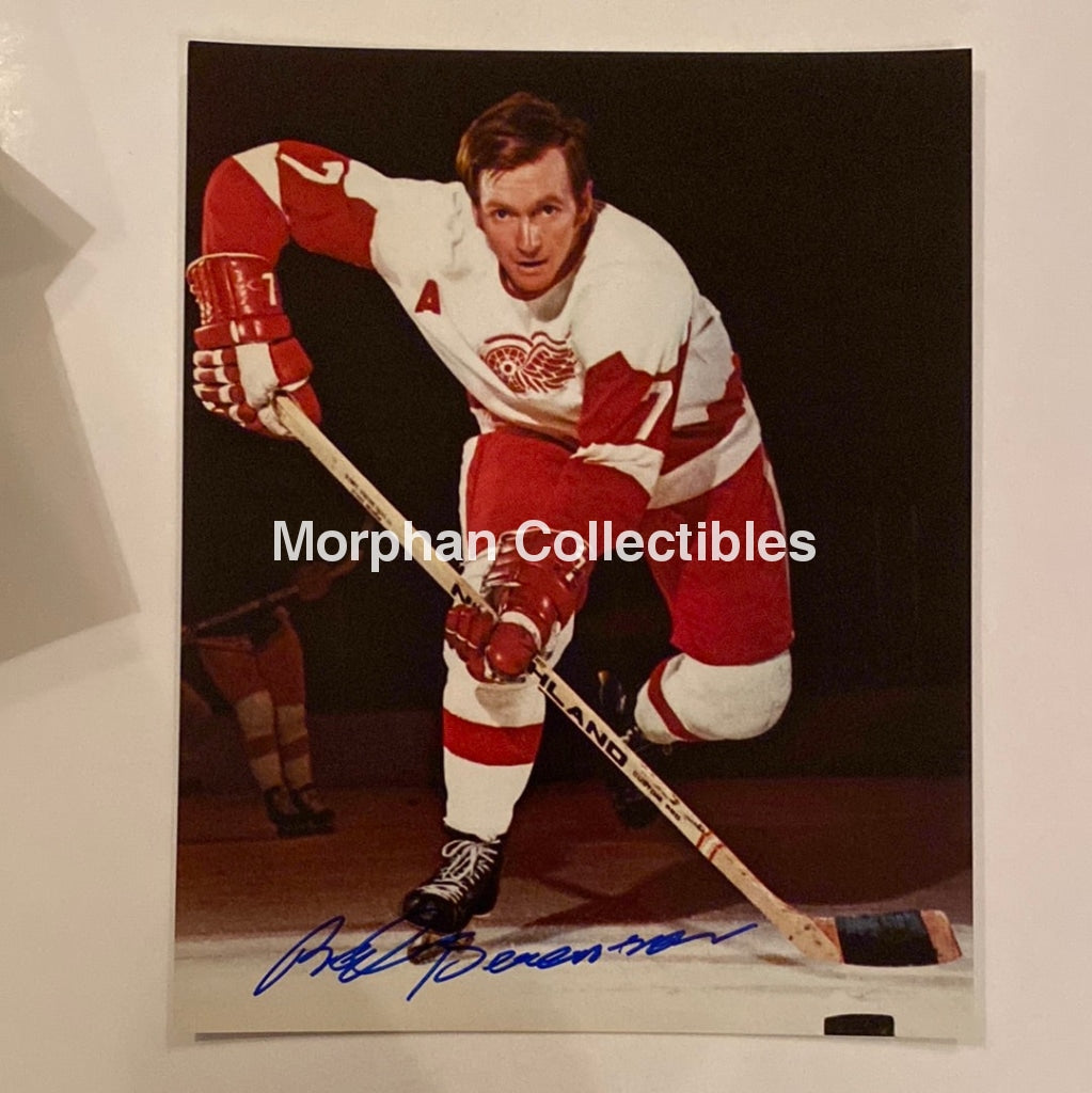 Red Berenson - Autographed 8X10 Detroit Wings Photo