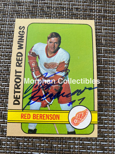 Red Berenson - Autographed Card 1972/73 Topps