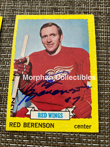 Red Berenson - Autographed Card 1973/74 Topps