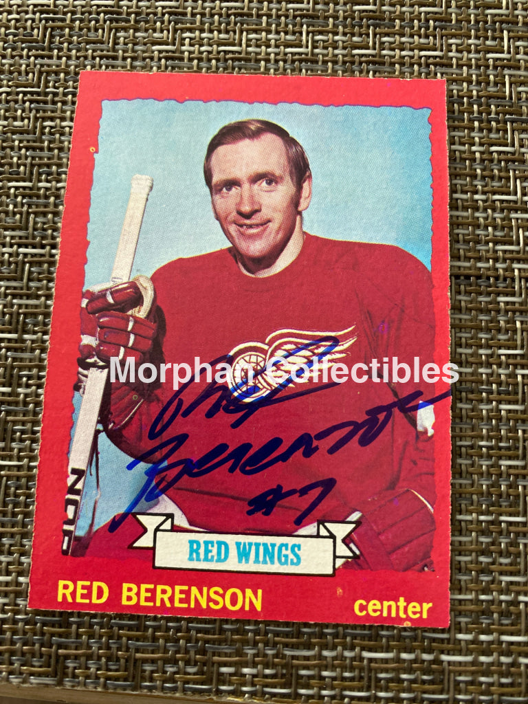Red Berenson - Autographed Card 1973/74 Topps