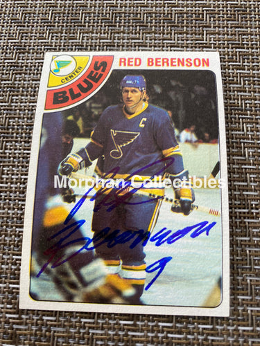 Red Berenson - Autographed Card 1978/79 Topps